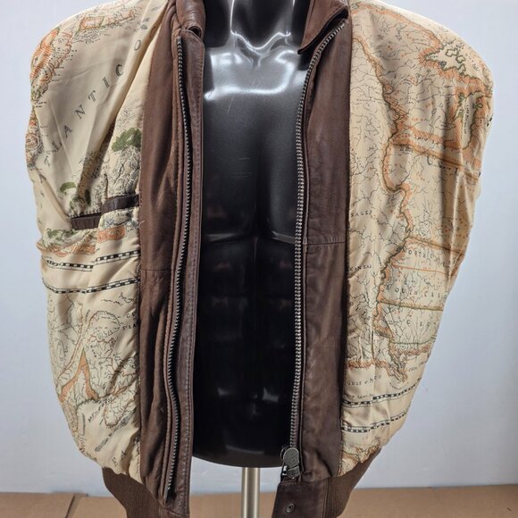 VINTAGE G-III Authentic Original Flight G3 Leather Bomber Jacket Mens Medium - Picture 12 of 14